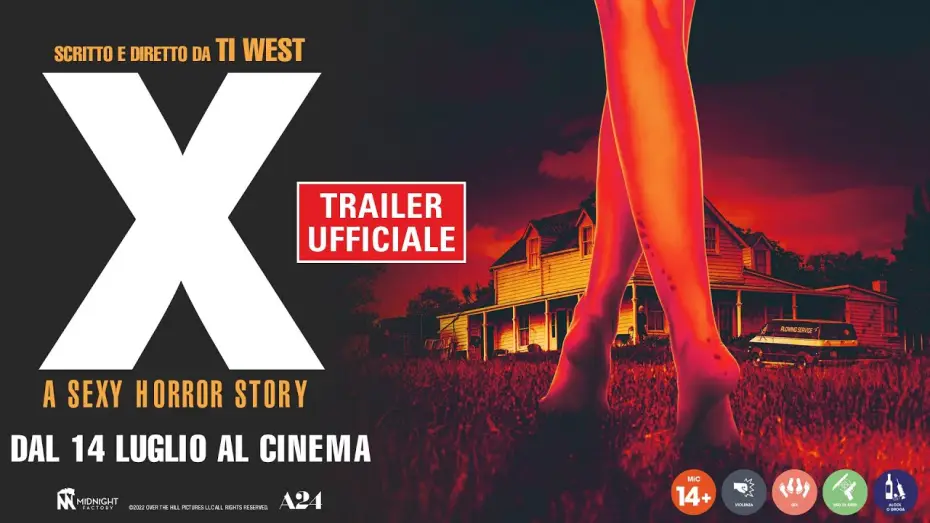 Відео до фільму Ікс | X - A Sexy Horror Story - Trailer Italiano Ufficiale
