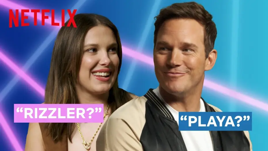 Відео до фільму Електричний штат | 90s vs Gen Z Slang with Millie Bobby Brown & Chris Pratt