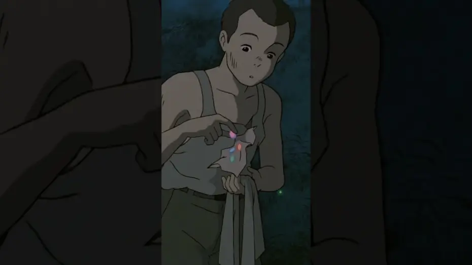 Відео до фільму Могила світлячків | Setsuko eats fruit drops. [Subtitled]