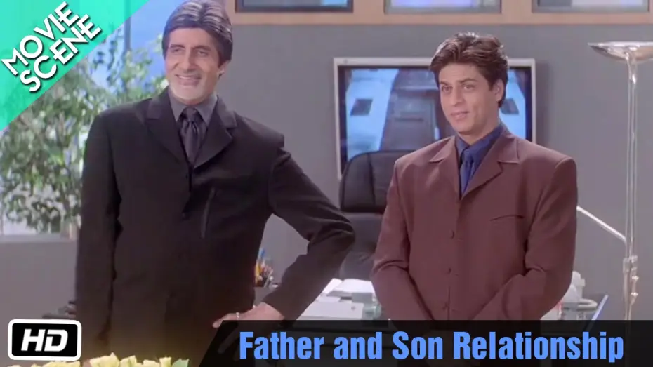 Відео до фільму І в смутку, і в радості | Father and Son Relationship - Movie Scene - Kabhi Khushi Kabhie Gham - Shahrukh Khan, Amitabh