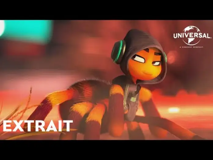 Відео до фільму Поганці | Les Bad Guys - Extrait "Mlle Tarentule" VF [Au cin&eacute;ma le 6 avril]