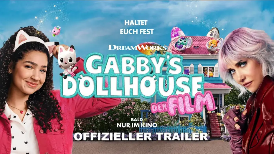 Відео до фільму Ляльковий будиночок Ґаббі у кіно | GABBY'S DOLLHOUSE: DER FILM | Offizieller Trailer deutsch/german HD