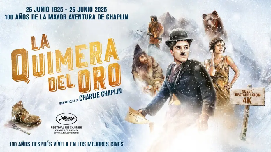 Відео до фільму Золота лихоманка | LA QUIMERA DEL ORO - Tr&aacute;iler Oficial ES (100 aniversario)