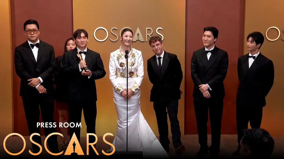 Відео до фільму Кейпоп-мисливиці на демонів | Golden from Kpop Demon Hunters Best Original Song Press Room Speech | 98th Oscars (2026)