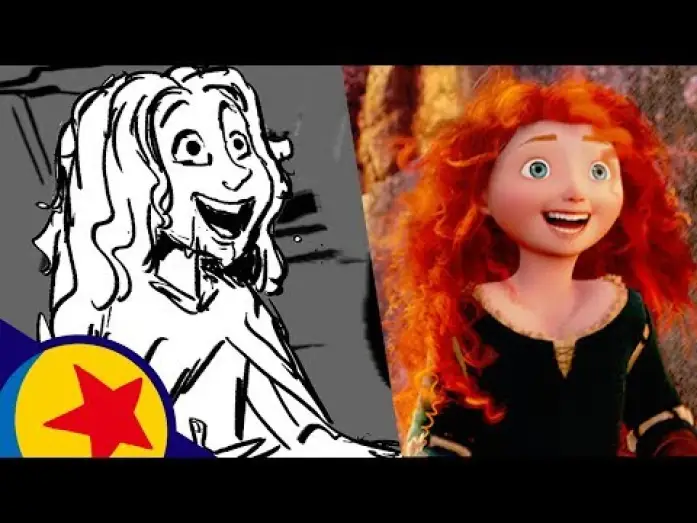 Відео до фільму Відважна | Chase the Sky from Brave | Pixar Side by Side