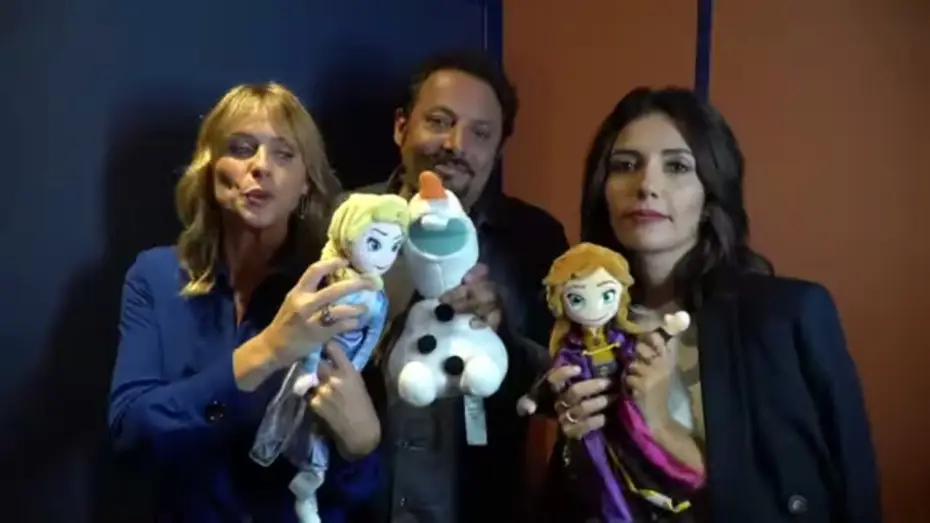 Відео до фільму Крижане серце 2 | Frozen 2 - Il Segreto di Arendelle | Intervista ai doppiatori: Autieri, Rossi e Brignano