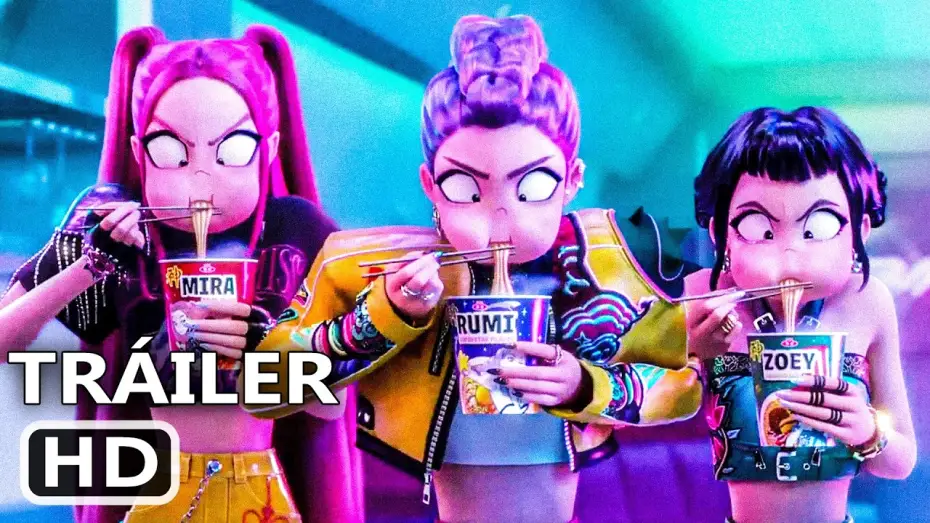 Відео до фільму Кейпоп-мисливиці на демонів | LAS GUERRERAS K-POP Tr&aacute;iler Espa&ntilde;ol Latino Doblado (2025)