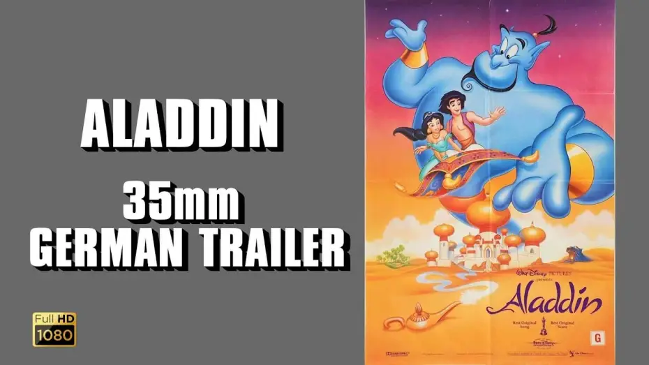 Відео до фільму Аладдін | Aladdin - 35mm Kino Trailer - Deutsch HD