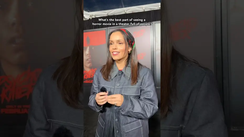 Відео до фільму Вбивця-психопат | PSYCHO KILLER star Georgina Campbell on seeing scary films in theaters.