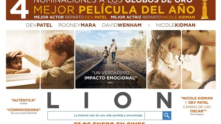 Відео до фільму Лев | LION - Ya disponible en DVD y Blu-Ray - Tr&aacute;iler VOSE