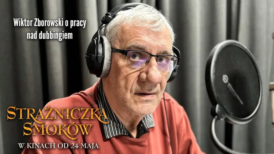 Відео до фільму Приборкувачка драконів | Wiktor Zborowski w studiu dubbingowym &ndash; tak m&oacute;wi smok Dan Za