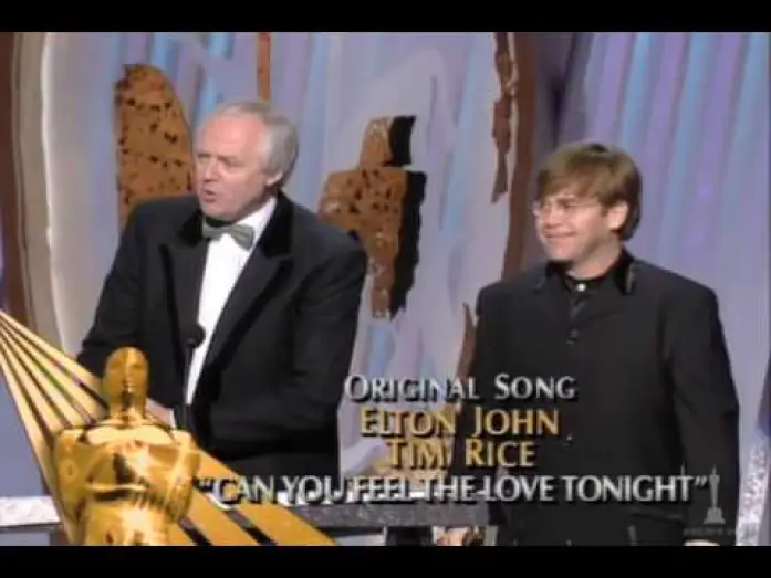 Відео до фільму Король Лев | Elton John and Tim Rice Win Original Song: 1995 Oscars