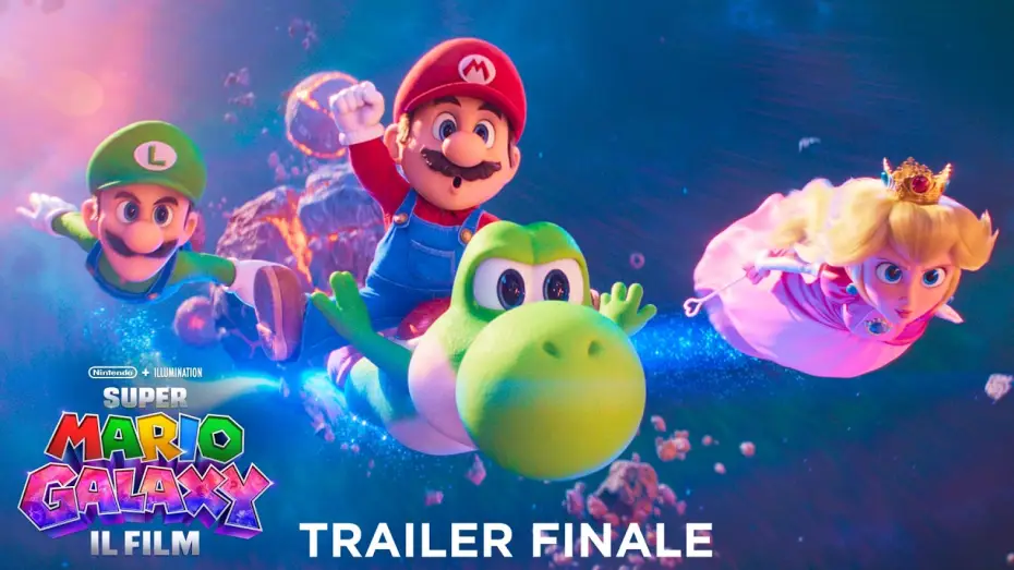 Відео до фільму Супер Маріо Галактика в кіно | Super Mario Galaxy - Il Film | Trailer Finale