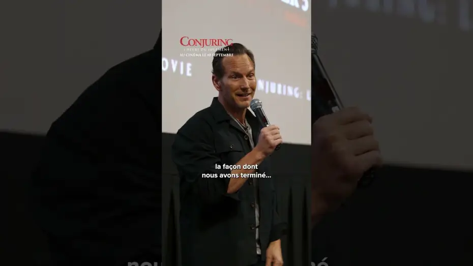 Відео до фільму Закляття 4: Останній обряд | Patrick Wilson annonce par surprise la fin d&rsquo;Ed Warren &agrave; ses fans 🥹 #Conjuring