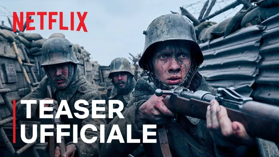 Відео до фільму На Західному фронті без змін | Niente di nuovo sul fronte occidentale | Teaser ufficiale | Netflix