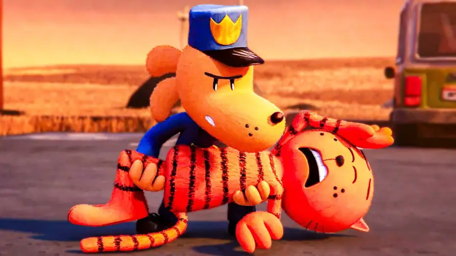 Відео до фільму Людопес | Dog Man vs. Pete The Pretty Evil Cat!