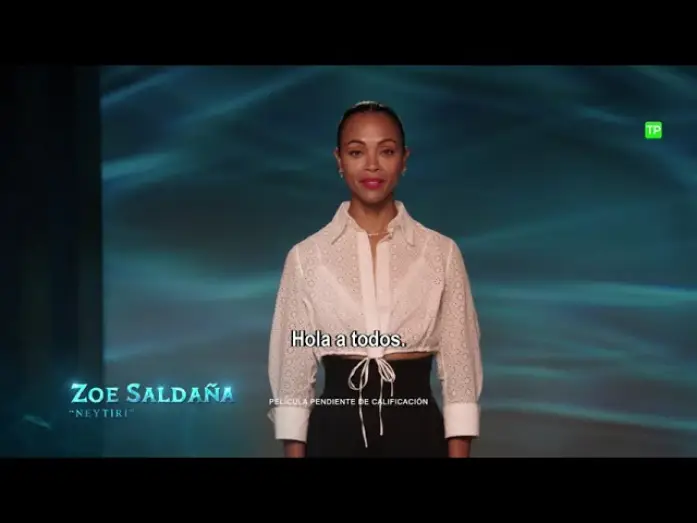 Відео до фільму Аватар:  Шлях води | Saludos del reparto [VOSE]