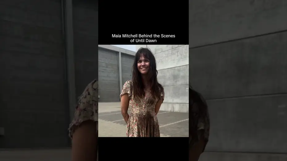 Відео до фільму Until Dawn: До світанку | Behind the Scenes With Maia Mitchell