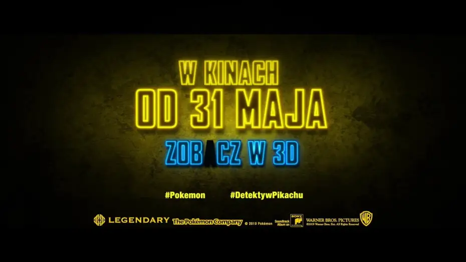 Відео до фільму Покемон. Детектив Пікачу | POK&Eacute;MON DETEKTYW PIKACHU - Spot WorkMe 30 pl