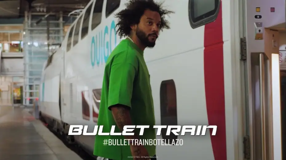 Відео до фільму Швидкісний поїзд | #BulletTrainBotellazo. Descubre la pr&oacute;xima parada de Marcelo junto a Rubius y m&aacute;s pasajeros.