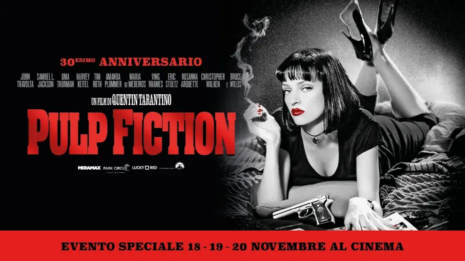 Відео до фільму Кримінальне чтиво | PULP FICTION di Quentin Tarantino in versione restaurata | Evento speciale 18-19-20 novembre