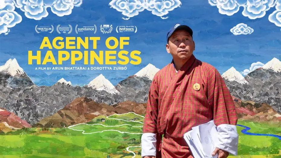 Відео до фільму དགའ་བའི་འབྱུང་གནས། | Agent of Happiness (2024) | Trailer | Arun Bhattarai and Dorottya Zurb&oacute;