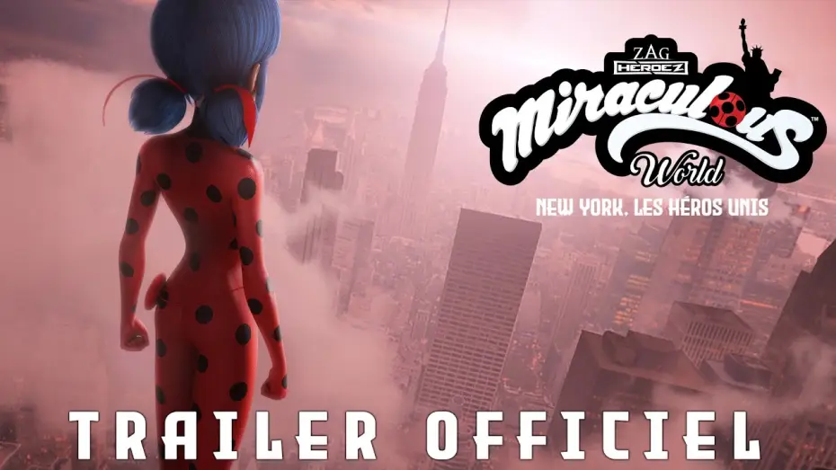 Відео до фільму Леді Баг та Супер Кіт у Нью-Йорку. Ліга героїв | MIRACULOUS WORLD ⭐ New-York, les h&eacute;ros unis - Trailer 🌍 Le 26 Septembre &agrave; 9h20 sur Disney Channel