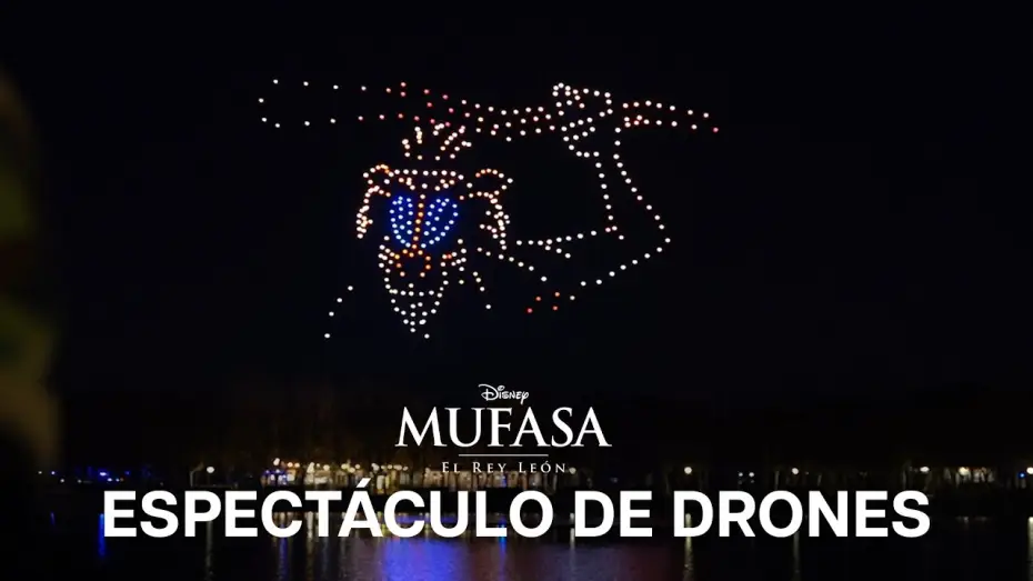 Відео до фільму Муфаса: Король Лев | Espect&aacute;culo de drones en Madrid (mejores momentos)