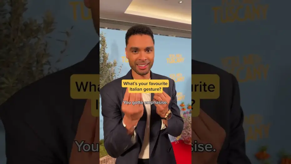 Відео до фільму Ти, я і Тоскана | Reg&eacute;'s charisma is unmatched...