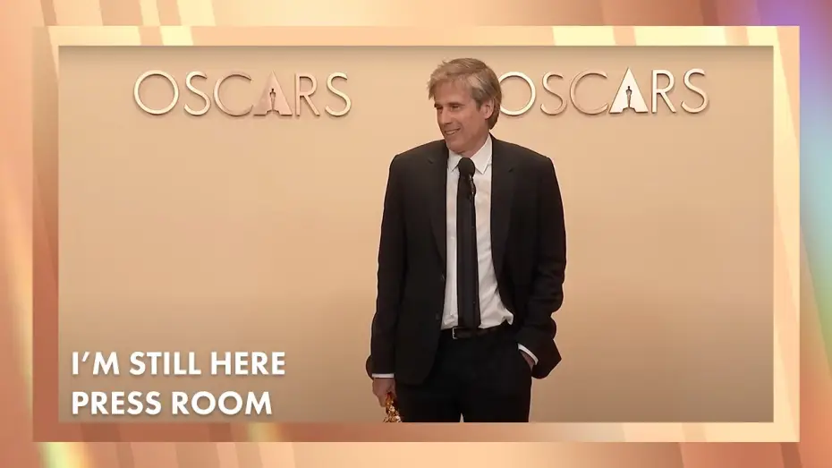 Відео до фільму Я досі тут | 'I'm Still Here' Best International Feature Film Press Room Speech | 97th Oscars (2025)