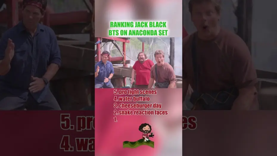 Відео до фільму Анаконда | Ranking Jack Black BTS