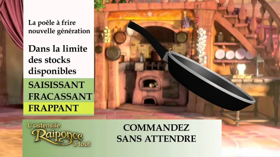 Відео до фільму Рапунцель: Заплутана історія | T&eacute;l&eacute;shopping : l'ustensile Raiponce &agrave; tout