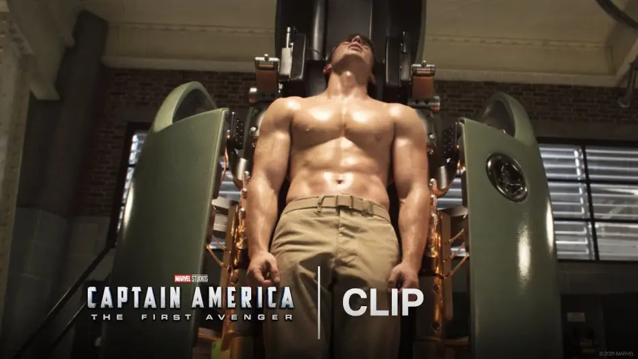 Відео до фільму Перший месник | Steve Rogers Transforms Into Captain America - Official Clip