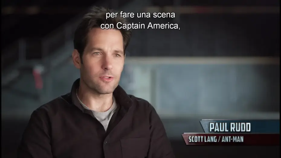 Відео до фільму Перший месник: Протистояння | Captain America: Civil War - Paul Rudd &egrave; Ant-Man - Pod dal film | HD
