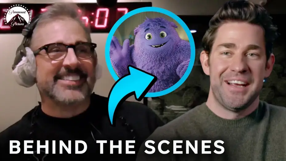 Відео до фільму Уявні друзі | Voice Actors Behind the Scenes w/ John Krasinski, Steve Carell & More!