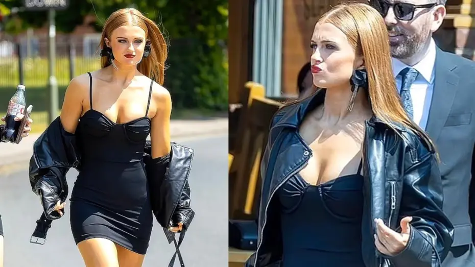 Відео до фільму Bermondsey Tales: Fall of the Roman Empire | Maisie Smith shoots scenes of her new film 'The Bermondsey Tales' in black mini dress