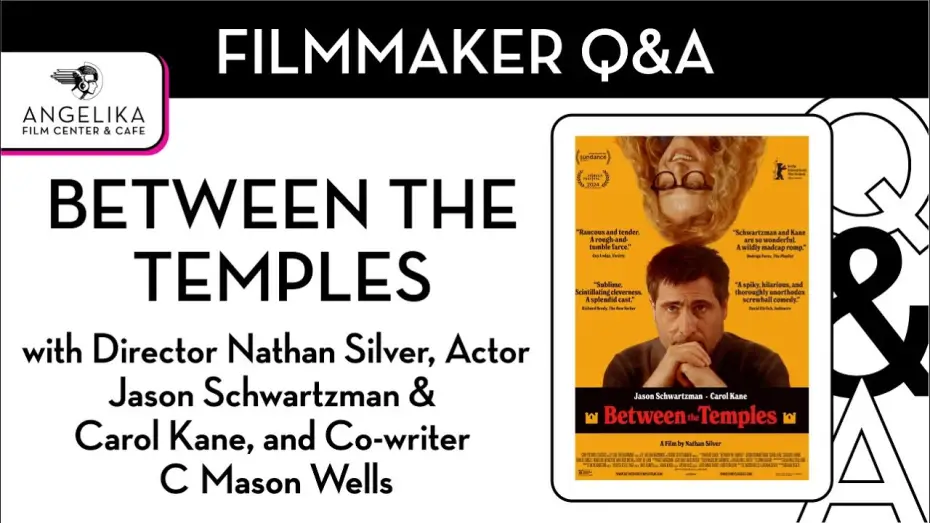 Відео до фільму Між храмами | Between the Temples Q&A with Nathan Silver, C. Mason Wells, Carol Kane, and Jason Schwartzman