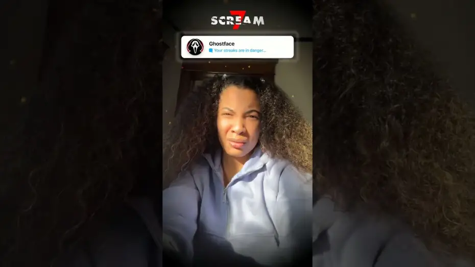 Відео до фільму Крик 7 | I'm coming for your streaks. Try the Scream 7 Lens on Snapchat.