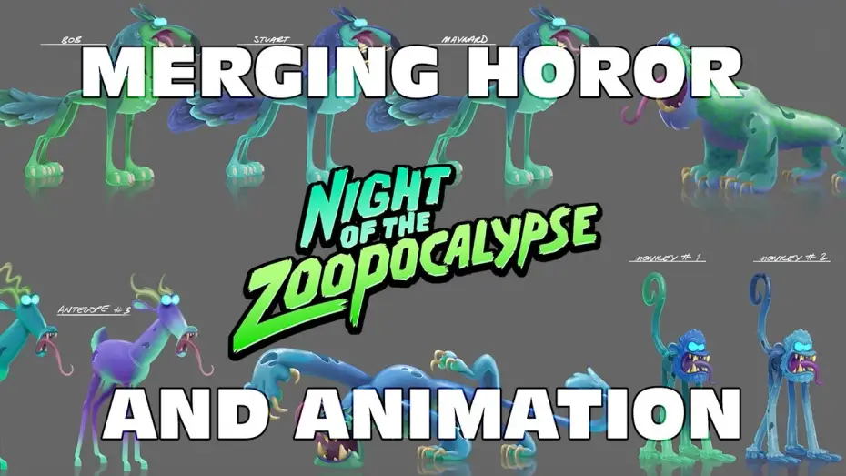 Відео до фільму Ніч жаху у зоопарку | How Night of the Zoopocalypse Became a Family Horror Movie | Inside Animation