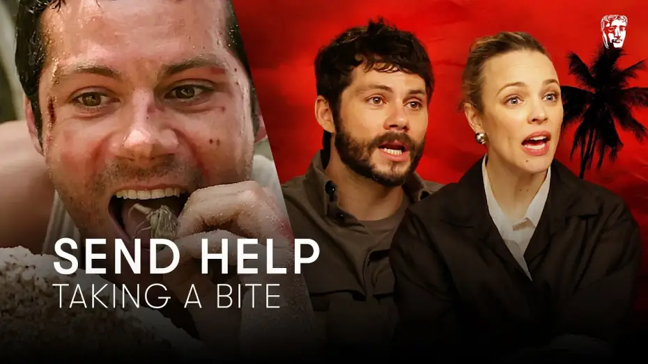 Відео до фільму Допоможіть | From Blood to Boar Mucus! Dylan O'Brien and Rachel McAdams on Send Help's Practical Effects | BAFTA