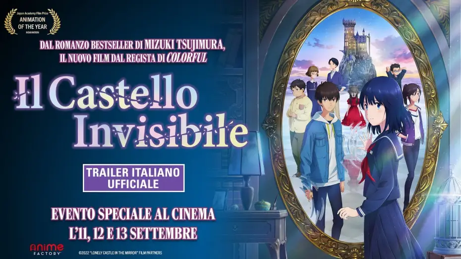 Відео до фільму Самотній замок у дзеркалі | Il Castello Invisibile - Trailer Italiano Ufficiale