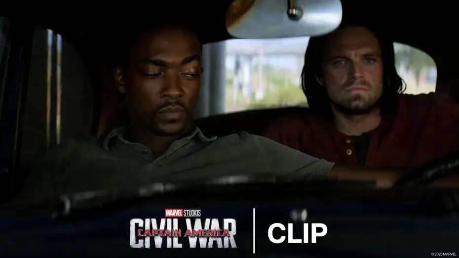 Відео до фільму Перший месник: Протистояння | Sam and Bucky's Car Banter - Official Clip
