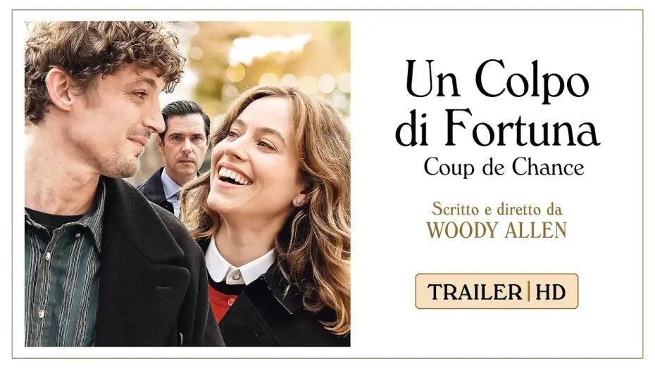 Відео до фільму Щасливий випадок | Un colpo di fortuna di Woody Allen presentato a Venezia 80 |Trailer ufficiale ITA HD