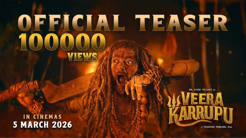 Відео до фільму Veera Karruppu | Veera Karrupu - Teaser | Kash Villanz | Thanesh Perrabu | Rupini Krishnan | In Cinemas 5 March 2026