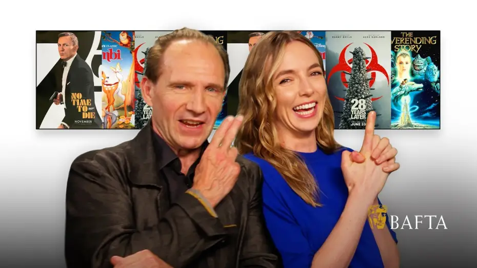 Відео до фільму 28 років по тому | Jodie Comer and Ralph Fiennes are ready for a James Bond x Winnie the Pooh crossover | BAFTA
