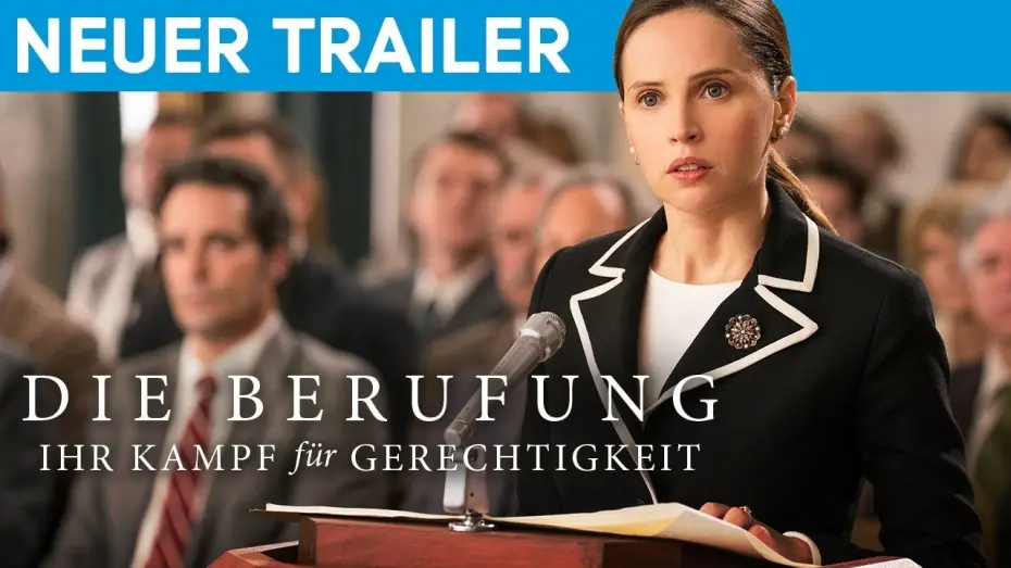 Відео до фільму За статевою ознакою | Die Berufung | Offizieller HD Trailer 2 | Deutsch German | (2018)