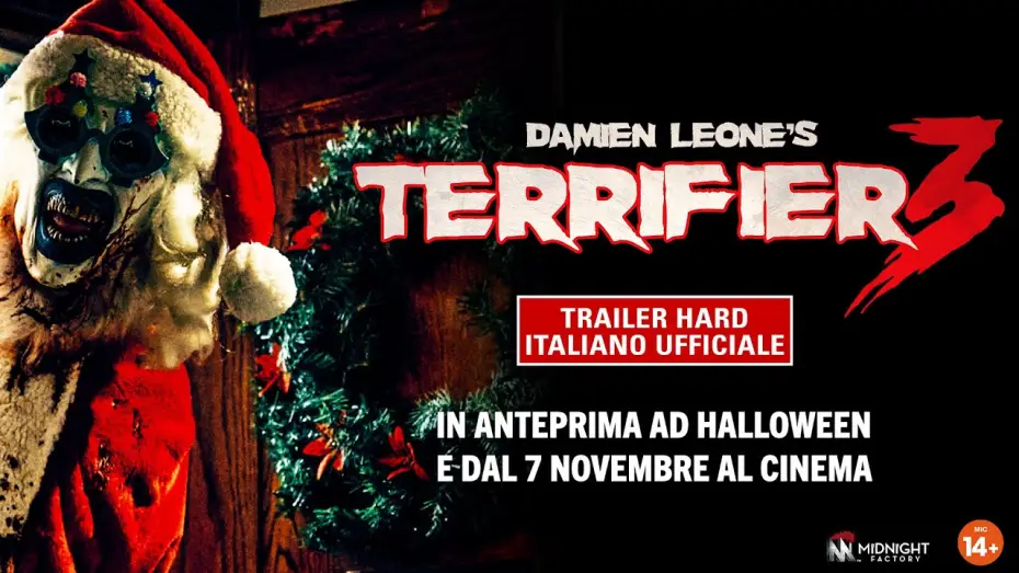 Відео до фільму Жахаючий 3 | Terrifier 3 - Trailer Hard Italiano Ufficiale