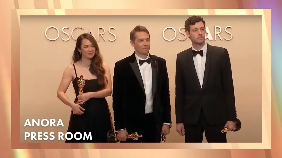 Відео до фільму Анора | 'Anora' Best Picture, Best Original Screenplay, Best Director Press Room Speech | 97th Oscars (2025)