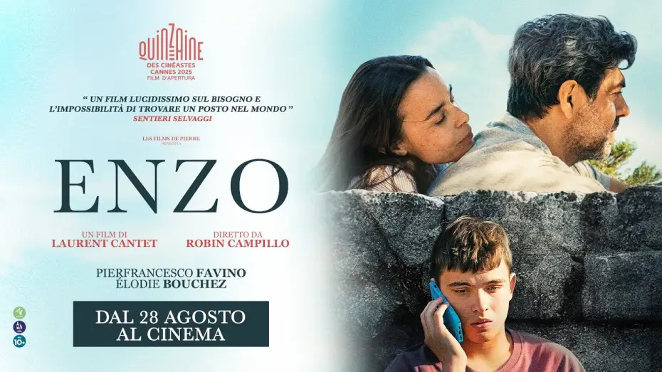 Відео до фільму Enzo | ENZO - L&rsquo;ultimo film di Laurent Cantet, diretto da Robin Campillo - Trailer ITA HD