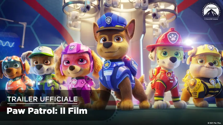 Відео до фільму Щенячий патруль у кіно | PAW Patrol: Il Film - Trailer Ufficiale